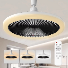 Load image into Gallery viewer, Sleek Ceiling Fan with Integrated Light – Perfect for Modern Bedrooms
