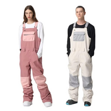 Load image into Gallery viewer, Waterproof Windproof Ski Bib Pants for Men and Women – Insulated Winter Snow Overalls
