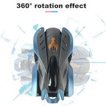 Load image into Gallery viewer, Wall Climbing RC Stunt Car with Suction Drive, 360 Degree Spins and LED Lights in Blue or Red
