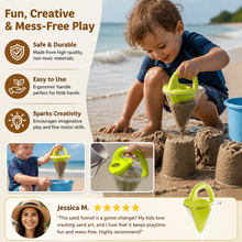Load image into Gallery viewer, Sand Funnel Toy with Easy Grip Handle for Kids Drawing and Pattern Making
