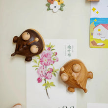 Load image into Gallery viewer, Anglerfish Snack Clip and Fridge Magnet Solid Walnut
