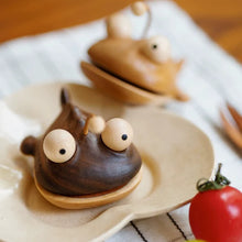 Load image into Gallery viewer, Anglerfish Snack Clip and Fridge Magnet Solid Walnut
