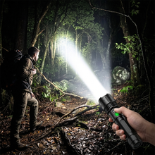 Load image into Gallery viewer, Tactical Flashlight with 100,000 Lumens and 5 Lighting Modes, LCD Battery Display
