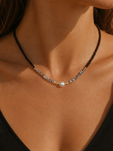 Load image into Gallery viewer, Synthetic Resin Choker Necklace with Smooth Surface Finish

