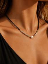Load image into Gallery viewer, Synthetic Resin Choker Necklace with Smooth Surface Finish
