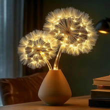 Load image into Gallery viewer, Pair of Glowing Dandelion Branch Lights for Vases, Shelves and Indoor Decor

