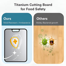 Load image into Gallery viewer, Titan Cutting Board, Double Sided Non Slip Prep Surface
