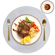 Load image into Gallery viewer, Washable Non-Slip Braided Placemats
