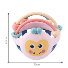 Load image into Gallery viewer, Textured Baby Ball Toy with Movable Rings for Chewing and Grasping
