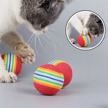Load image into Gallery viewer, Cat Ball Toy Colorful EVA Play Balls
