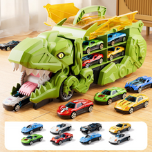 Load image into Gallery viewer, Dinosaur Transforming Car Truck with LED Lights for Kids
