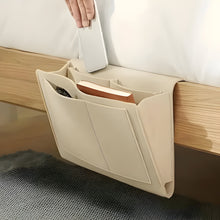 Load image into Gallery viewer, Felt Bedside Organizer with Cable Openings
