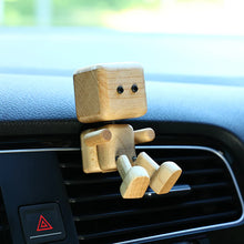Load image into Gallery viewer, Wobbling Mini Figurine Car Ornament, Black Walnut Wood
