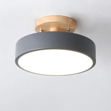 Load image into Gallery viewer, Modern Round LED Ceiling Light, Semi Flush Mount for Bedroom
