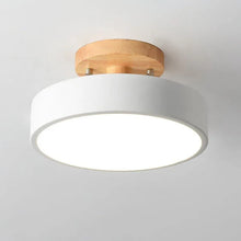 Load image into Gallery viewer, Modern Round LED Ceiling Light, Semi Flush Mount for Bedroom
