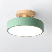 Load image into Gallery viewer, Modern Round LED Ceiling Light, Semi Flush Mount for Bedroom
