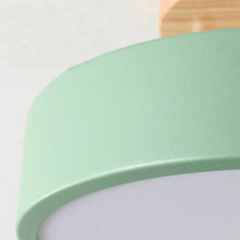 Load image into Gallery viewer, Modern Round LED Ceiling Light, Semi Flush Mount for Bedroom
