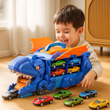 Load image into Gallery viewer, Dinosaur Transforming Car Truck with LED Lights for Kids
