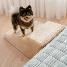 Load image into Gallery viewer, Soft Foam Pet Stairs for Small and Senior Dogs - Bedside Ramp Steps
