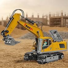 Load image into Gallery viewer, Remote Controlled Metal Excavator with Light and Sound Effects
