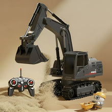 Load image into Gallery viewer, Remote Controlled Metal Excavator with Light and Sound Effects

