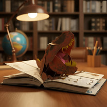 Load image into Gallery viewer, 3D Dinosaur Pop-Up Learning Book with Accurate Scientific Facts
