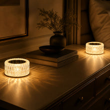 Load image into Gallery viewer, Crystal Diamond Shaped Rechargeable Mini Lamp with 3 Light Modes

