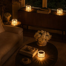 Load image into Gallery viewer, Crystal Diamond Shaped Rechargeable Mini Lamp with 3 Light Modes
