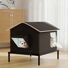 Load image into Gallery viewer, Raised Pet Bed with Stainless Steel Frame and Water-Shedding Fabric for Small to Medium Dogs
