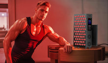 Load image into Gallery viewer, Red Light Therapy Panel with Dual Wavelength 660nm and 850nm, Dimmable Timer Control
