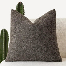 Load image into Gallery viewer, Boucle Fabric Cushion Cover, Modern Square Decorative Pillow Case
