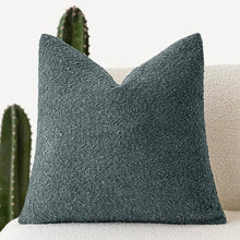 Load image into Gallery viewer, Boucle Fabric Cushion Cover, Modern Square Decorative Pillow Case
