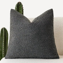 Load image into Gallery viewer, Boucle Fabric Cushion Cover, Modern Square Decorative Pillow Case
