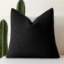 Load image into Gallery viewer, Boucle Fabric Cushion Cover, Modern Square Decorative Pillow Case
