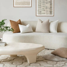 Load image into Gallery viewer, Boucle Fabric Cushion Cover, Modern Square Decorative Pillow Case
