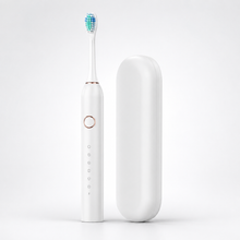 Load image into Gallery viewer, Sonic Electric Toothbrush with Two Minute Timer and Four Replacement Heads
