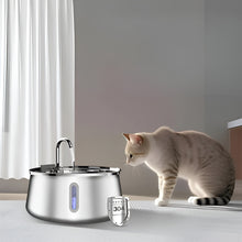Load image into Gallery viewer, Cat Water Fountain, Stainless Steel, Large Capacity
