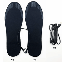 Load image into Gallery viewer, Rechargeable Heated Insoles with Dual Heating Zones and Adjustable Thermostat, Trim to Fit
