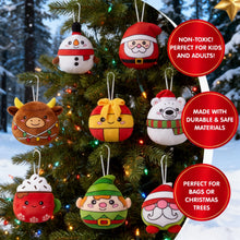 Load image into Gallery viewer, Hanging Mini Plush Advent Calendar with 24 Holiday Characters for Christmas Trees
