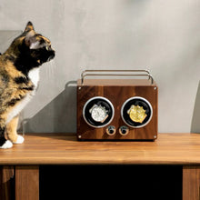 Load image into Gallery viewer, Automatic Watch Winder Black Walnut With Quiet Japanese Motor
