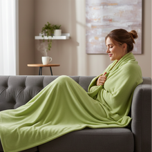 Load image into Gallery viewer, Apple Green Throw Blanket for Sofa, Bed or Living Room
