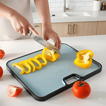 Load image into Gallery viewer, Natural Prep Cutting Board Made from Sustainable Wheat Straw
