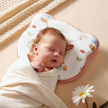 Load image into Gallery viewer, U Shaped Infant Pillow with Silicone Core and Velvet Cover for Flat Head Support
