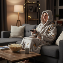Load image into Gallery viewer, Cozy Cat Hooded Blanket
