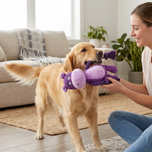 Load image into Gallery viewer, Hippopotamus Plush Dog Toy Durable and Soothing
