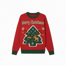 Load image into Gallery viewer, Cozy Christmas Couple Sweater – Soft Knit Pullover for Men and Women
