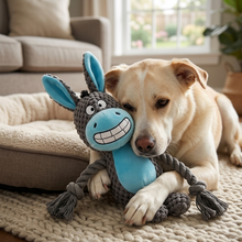 Load image into Gallery viewer, Donkey Plush Dog Toy Soft, Durable &amp; Interactive
