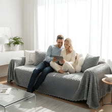 Load image into Gallery viewer, Plush Chenille Sofa Cover, Anti-Scratch and Dustproof Throw
