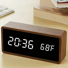 Load image into Gallery viewer, Rectangular Digital Alarm Clock LED Display
