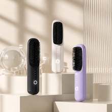 Load image into Gallery viewer, Cordless Straightening Brush with Negative Ion Technology and Ceramic Coated Teeth, 30 Minute Battery
